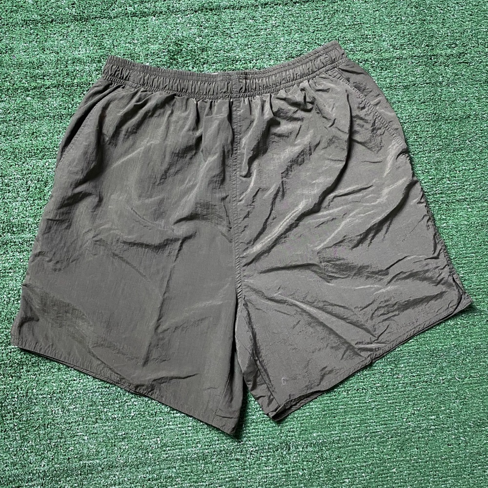 Vintage Just For Feet Men’s Army Green Loose Elastic Waist Pockets Shorts XL
